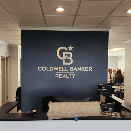 Coldwell Banker Reception Wall